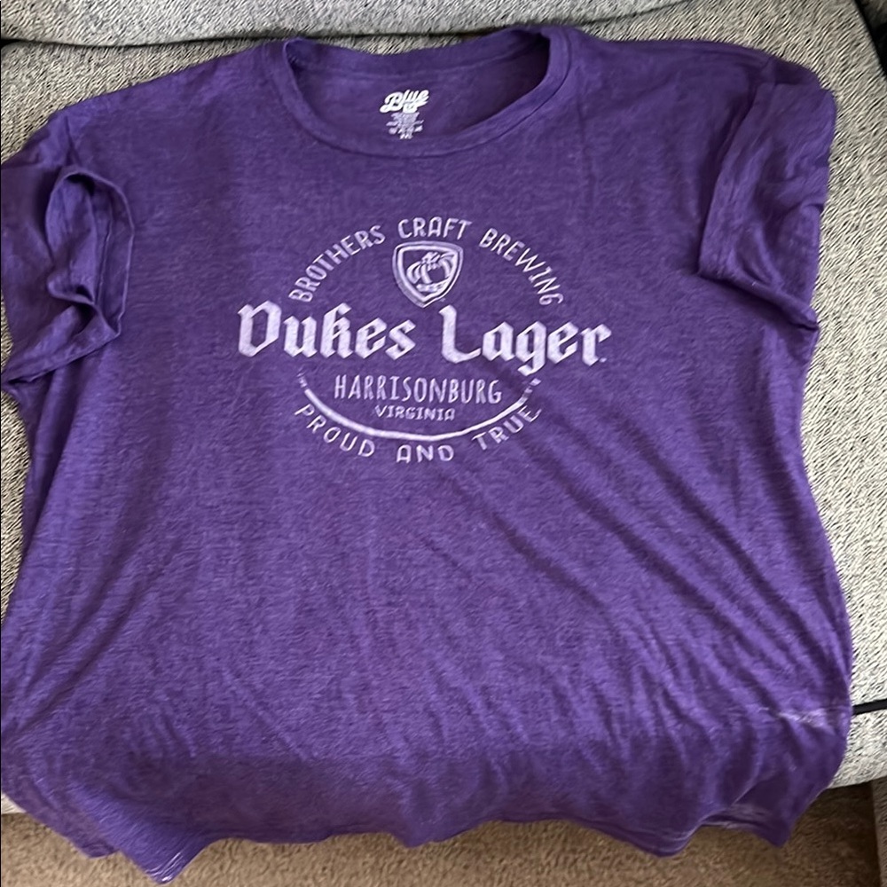 Purple Brothers Craft Brewing T-Shirt JMU size XXL